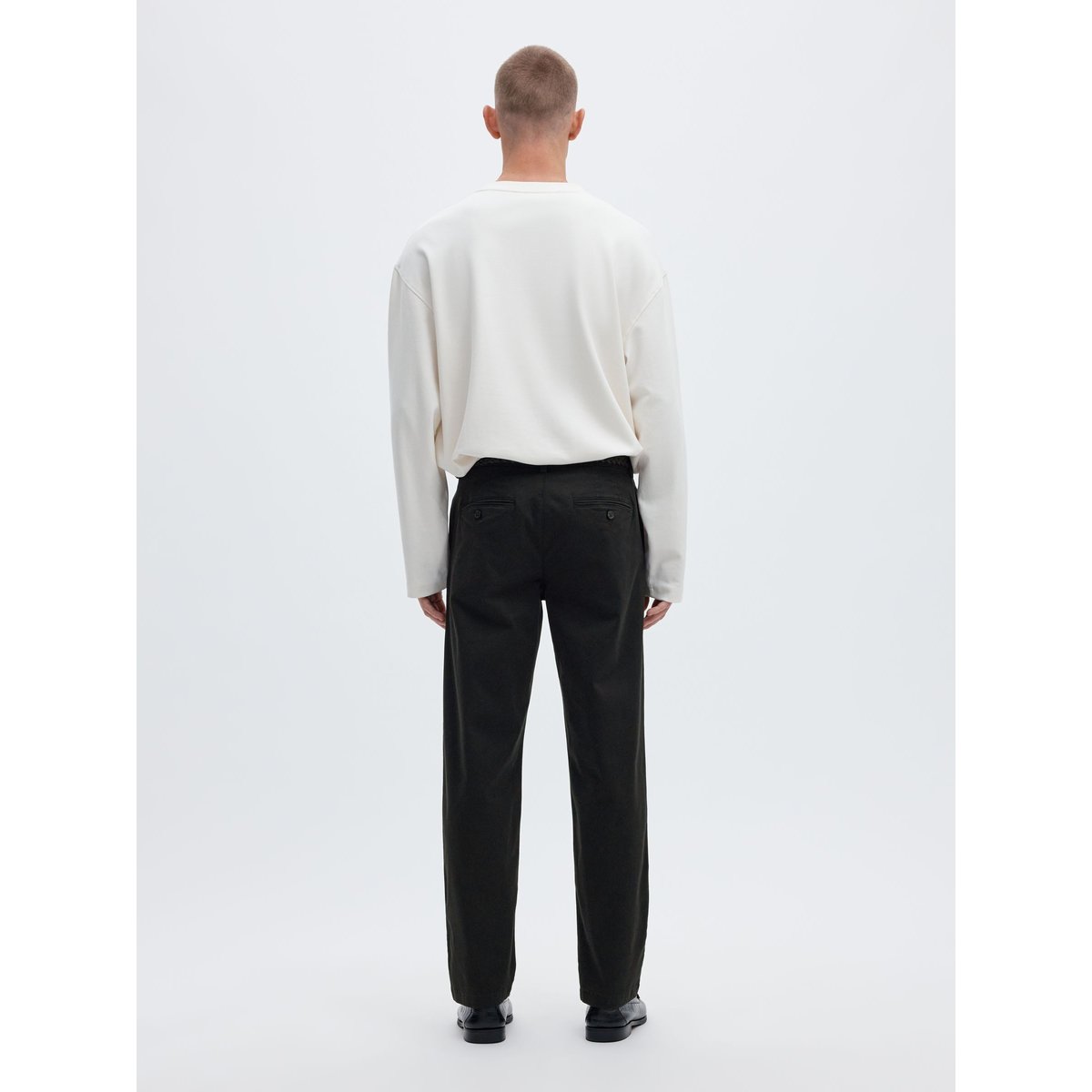 Chinos noir - black, SELECTED