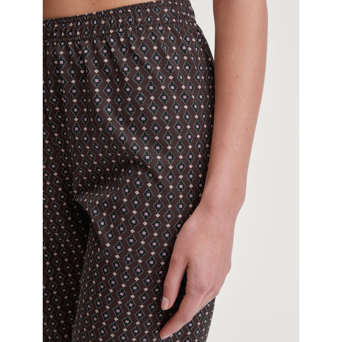 Pantalon 3/4 Coton FAVOURITES SUN black cherry, CALIDA