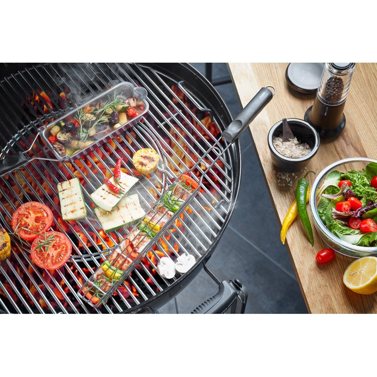 Panier à mailles pour BBQ couleur unique, GEFU