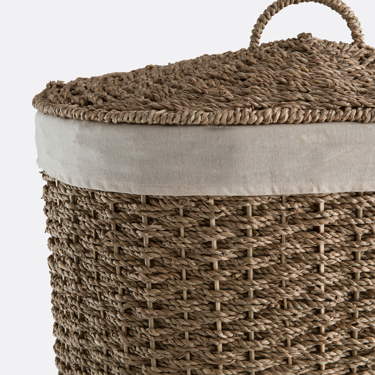 Jubo Woven Seagrass Laundry Basket natural, LA REDOUTE INTERIEURS
