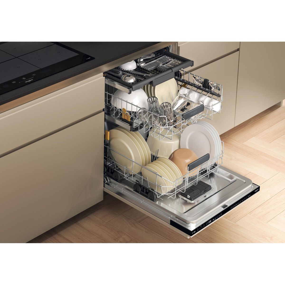 Lave vaisselle encastrable WH7IA15AM6T0 MaxiSpace couleur unique, WHIRLPOOL