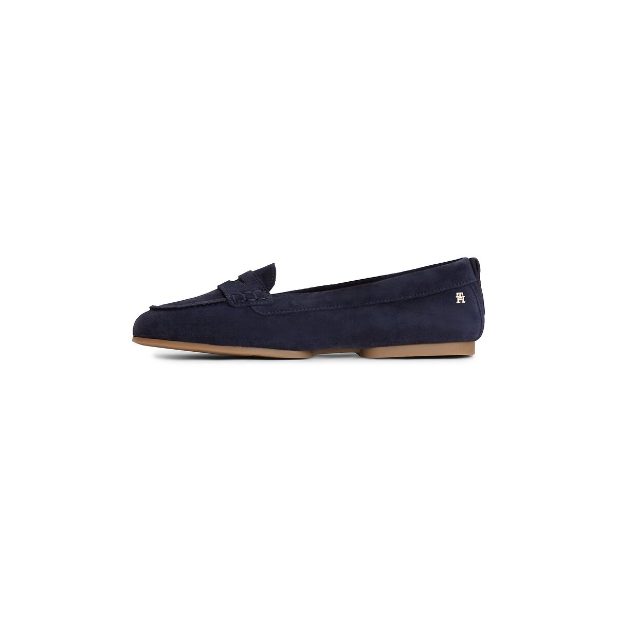 Flex Suede Loafers navy blue, TOMMY HILFIGER
