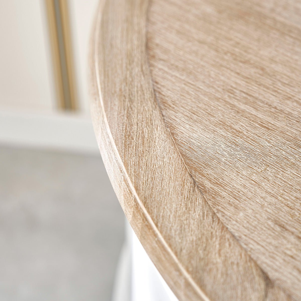 Meuble TV en bois d'acajou et teck 160 cm DEMEURE blanc, BERAH GETAH