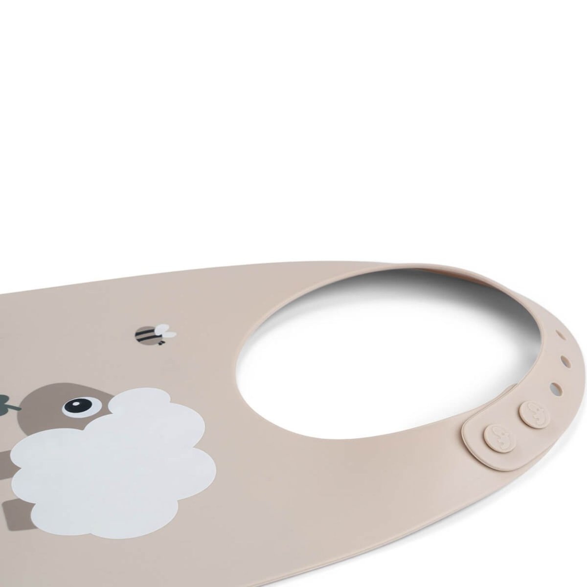 Bavoir silicone sable, DONE BY DEER
