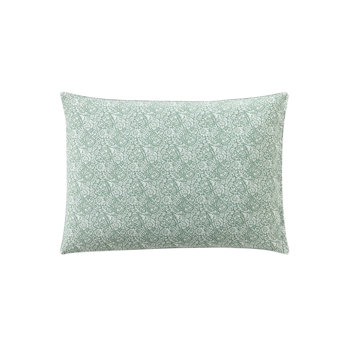 Taie d'oreiller imprimée en percale de coton, JAIPUR marron, ESSIX