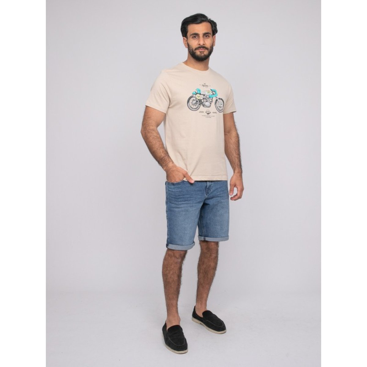 T-shirt Manches Courtes Nitracol beige, RITCHIE