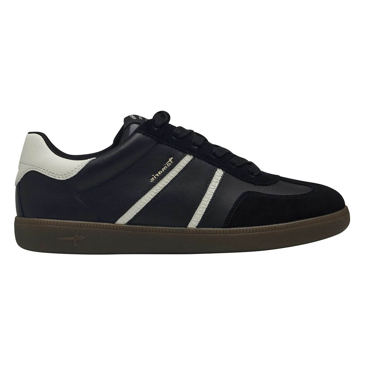 Leather Cycling Trainers black, TAMARIS