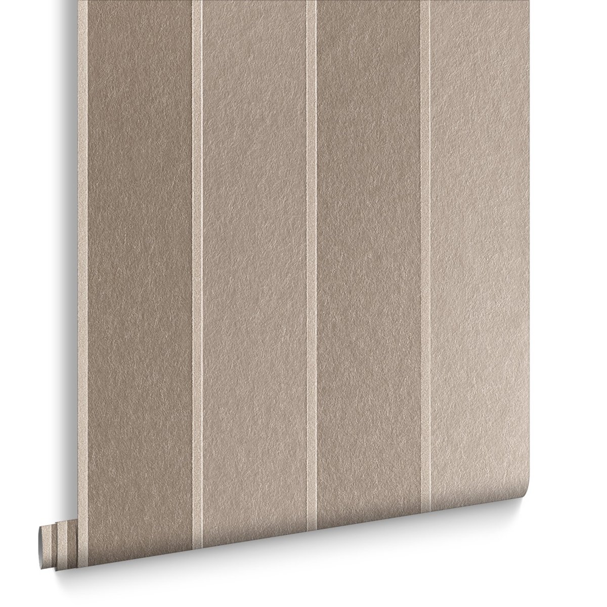 Papier peint Baroque rayures nacrées beige, taupe, GRAHAM ET BROWN
