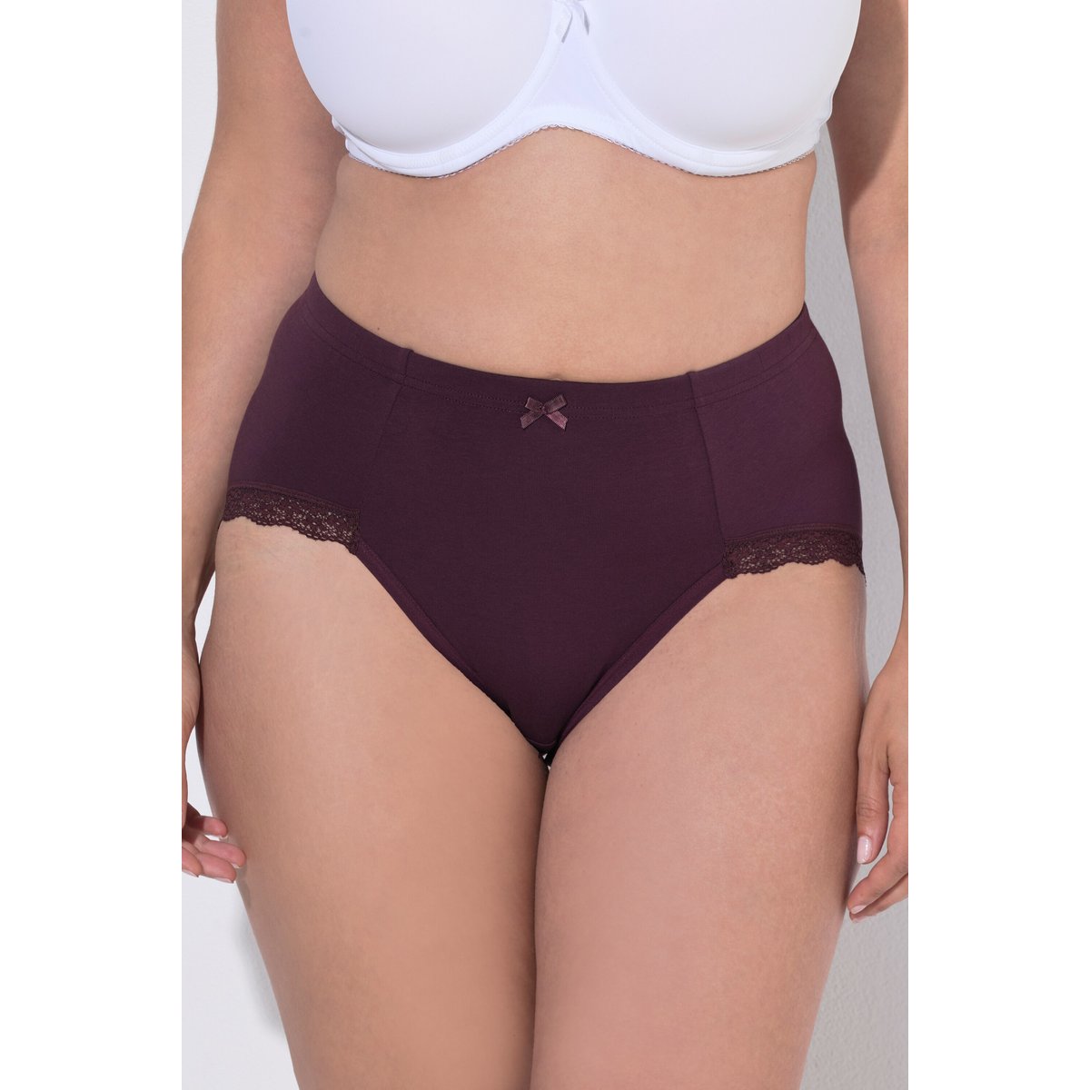 Lot de 3 culottes taille haute marron pin, ULLA POPKEN