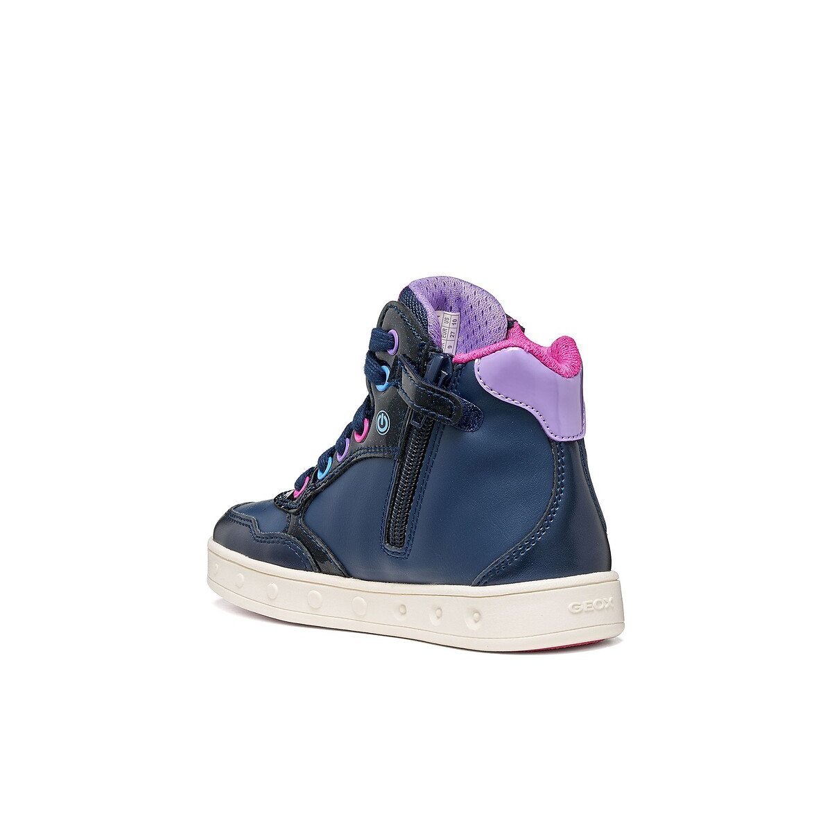 Knöchelhohe Sneaker, mit LEDs, SKYLIN x LILO & STITCH marine, GEOX