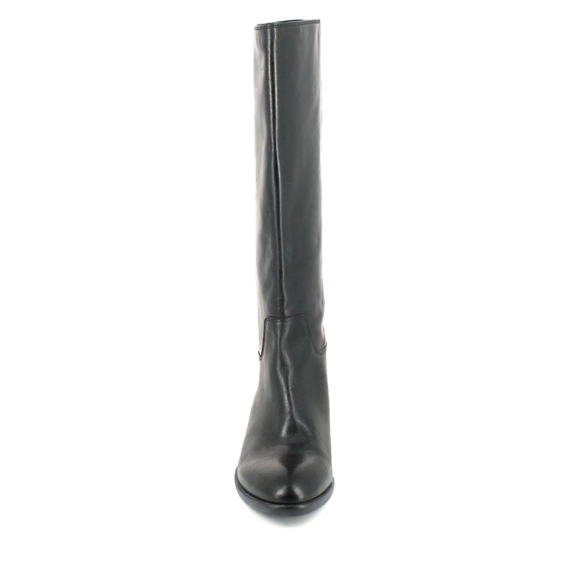 1137 Leather Calf Boots with Flat Heel black, JONAK