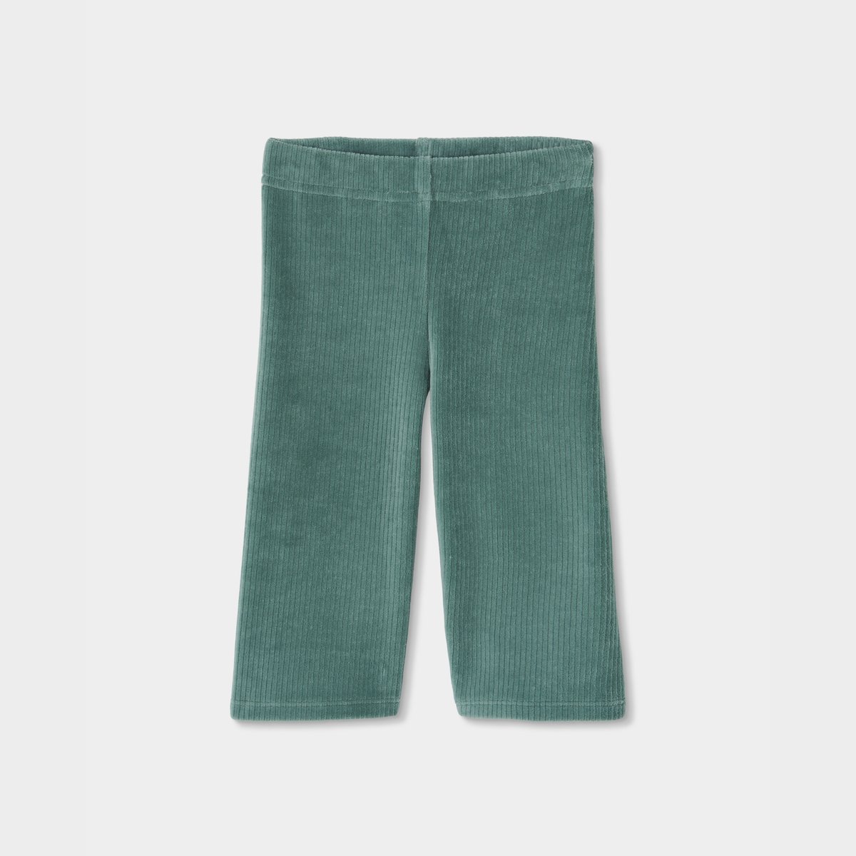 Pantalon fille velours côtelé vert, BOBOLI