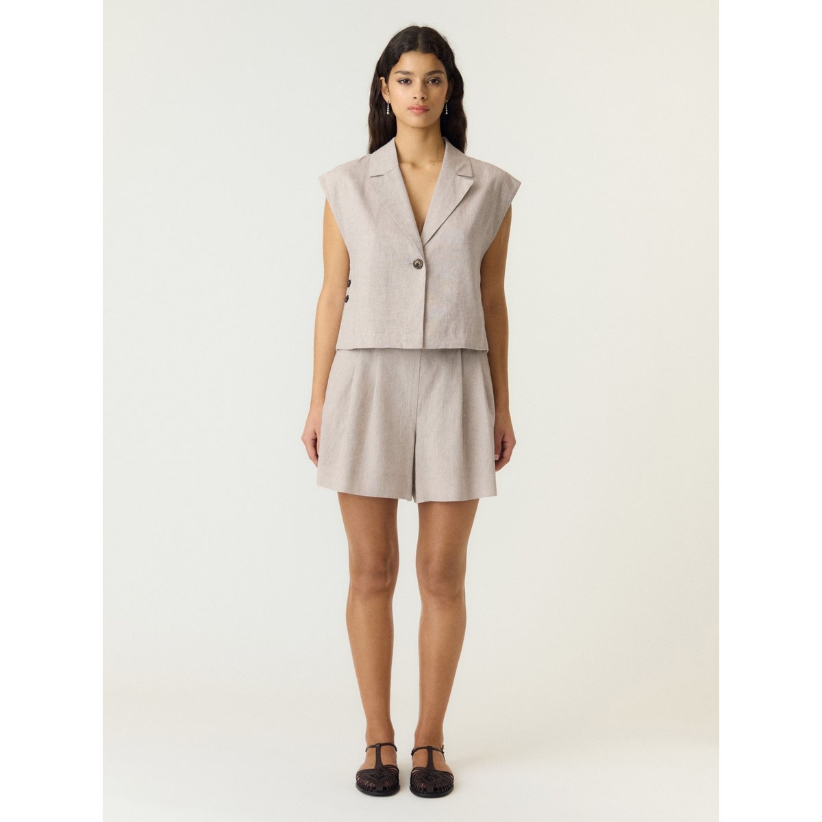 Short gris - white pepper1, YAS