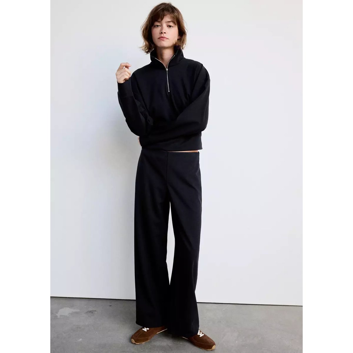 Pantalon arka bleu marine, MANGO