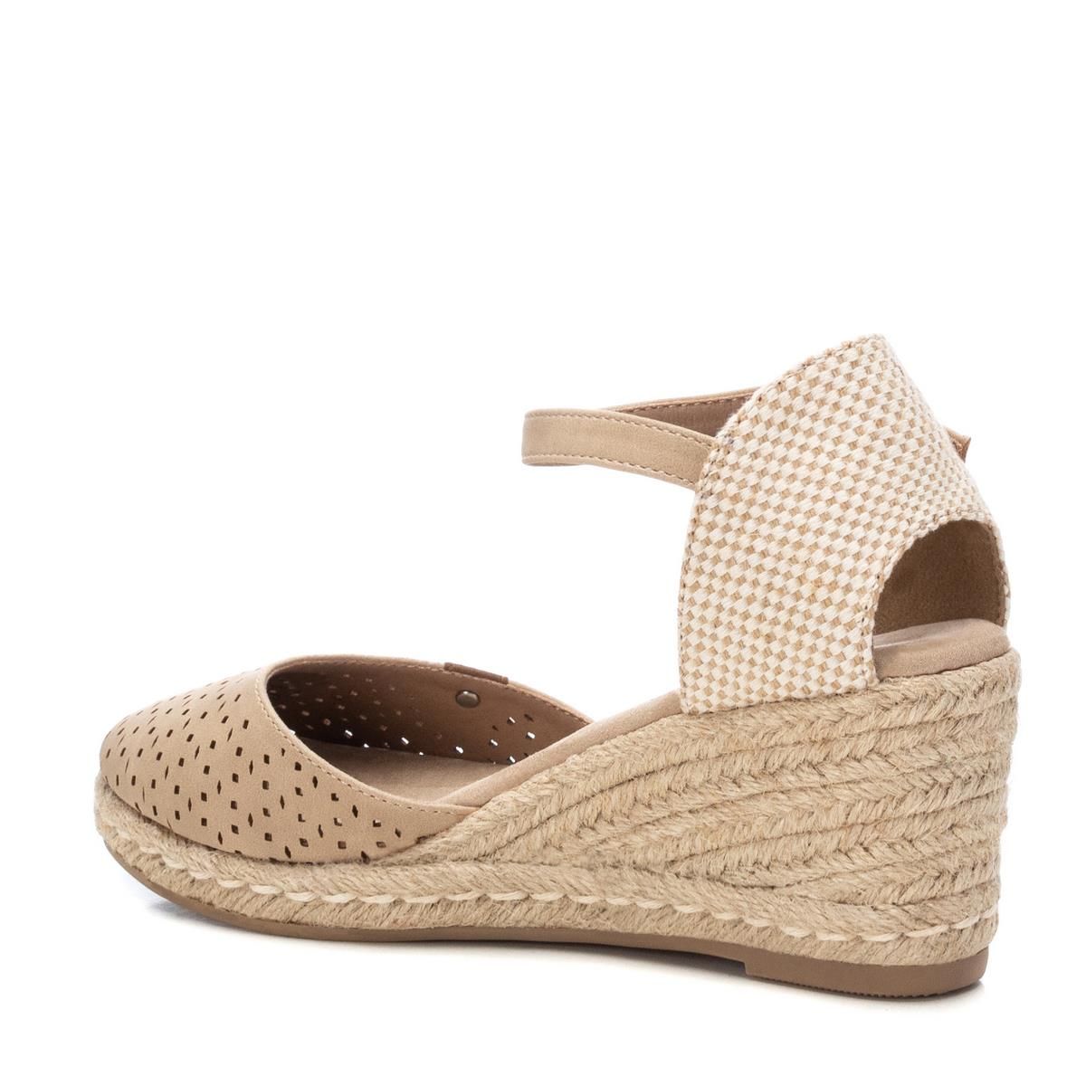 Chaussure Espadrilles Coin Décontractée Boucle taupe, REFRESH