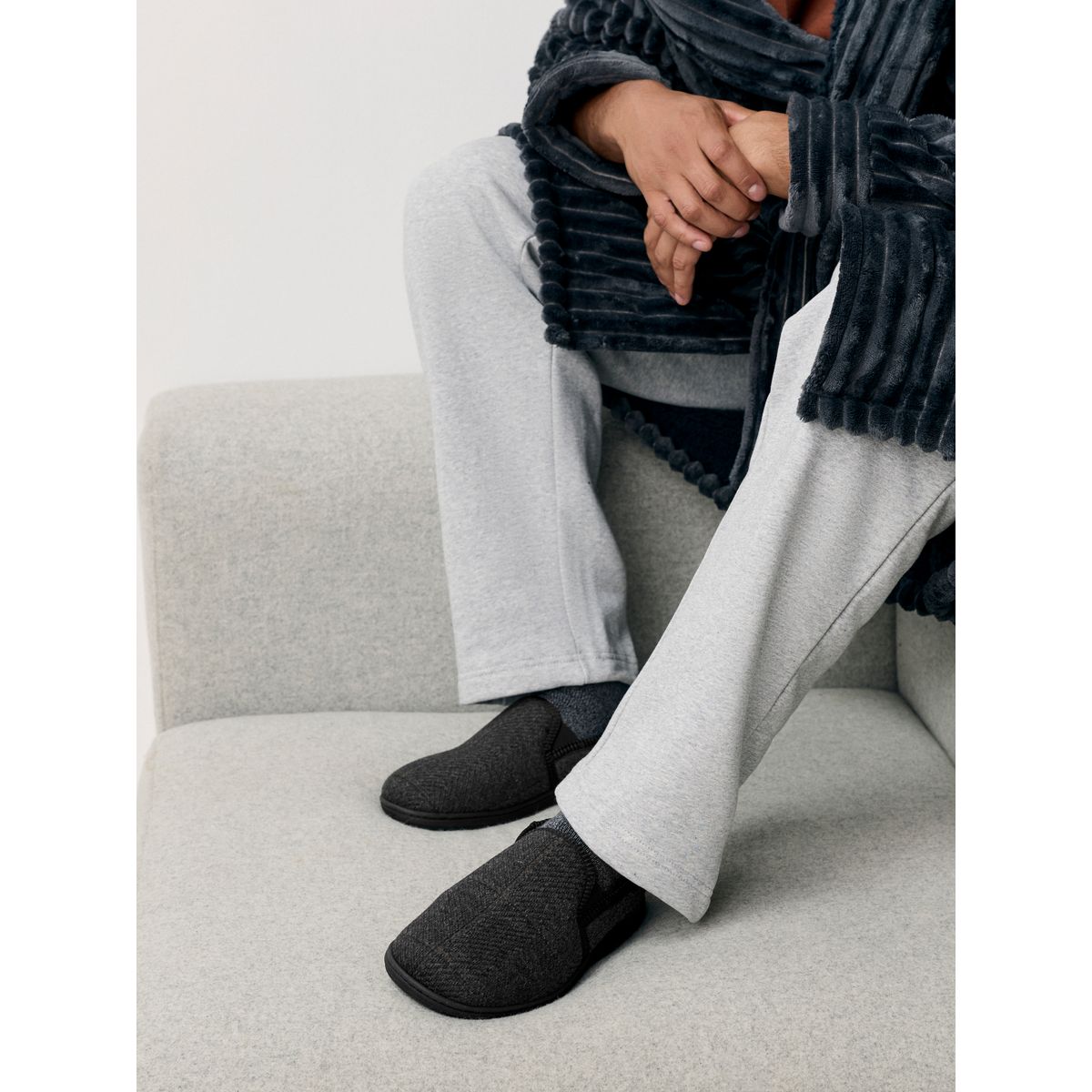 Chaussons fermés noir, NEXT