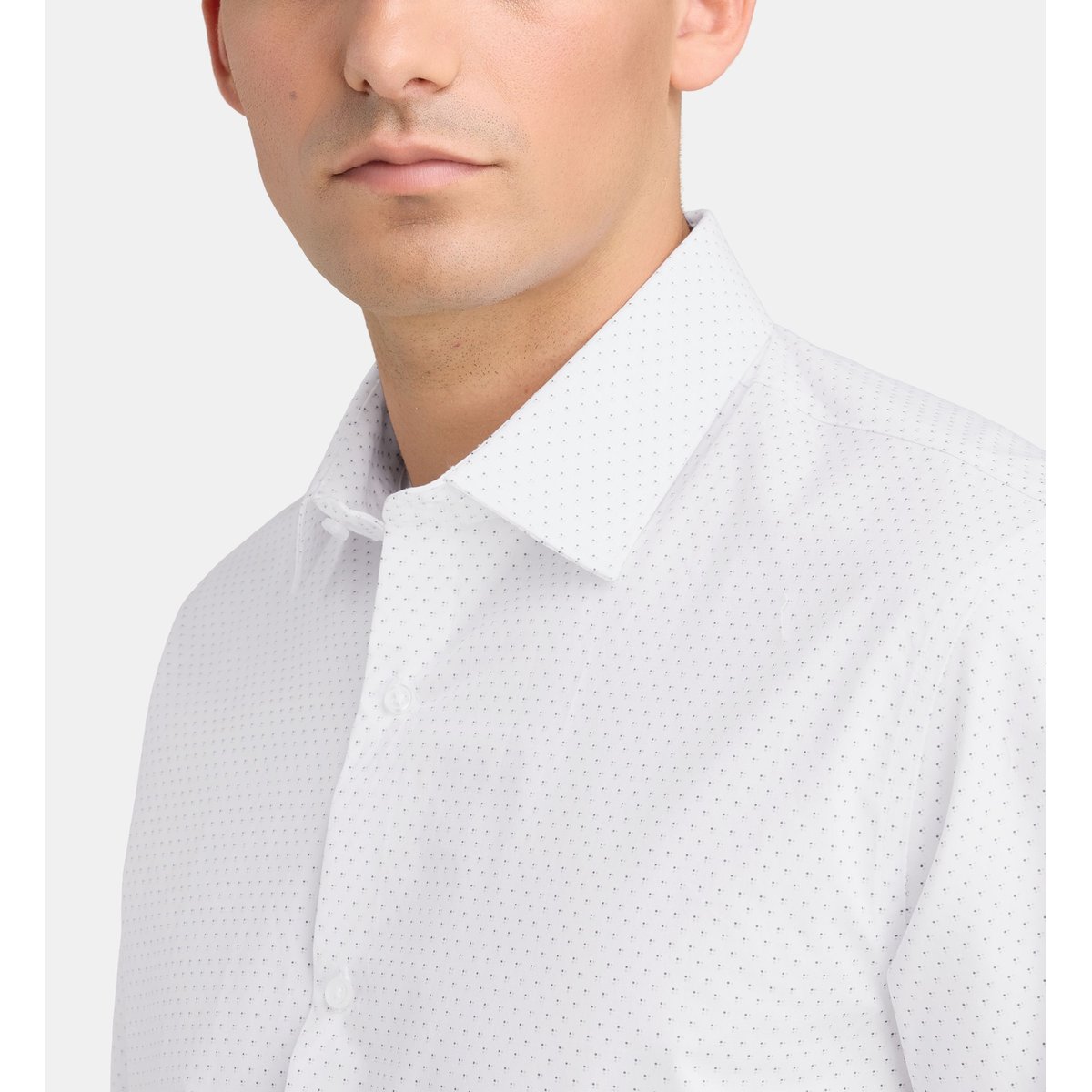 Chemise droite hdoti popeline coton bio blanc, GALERIES LAFAYETTE