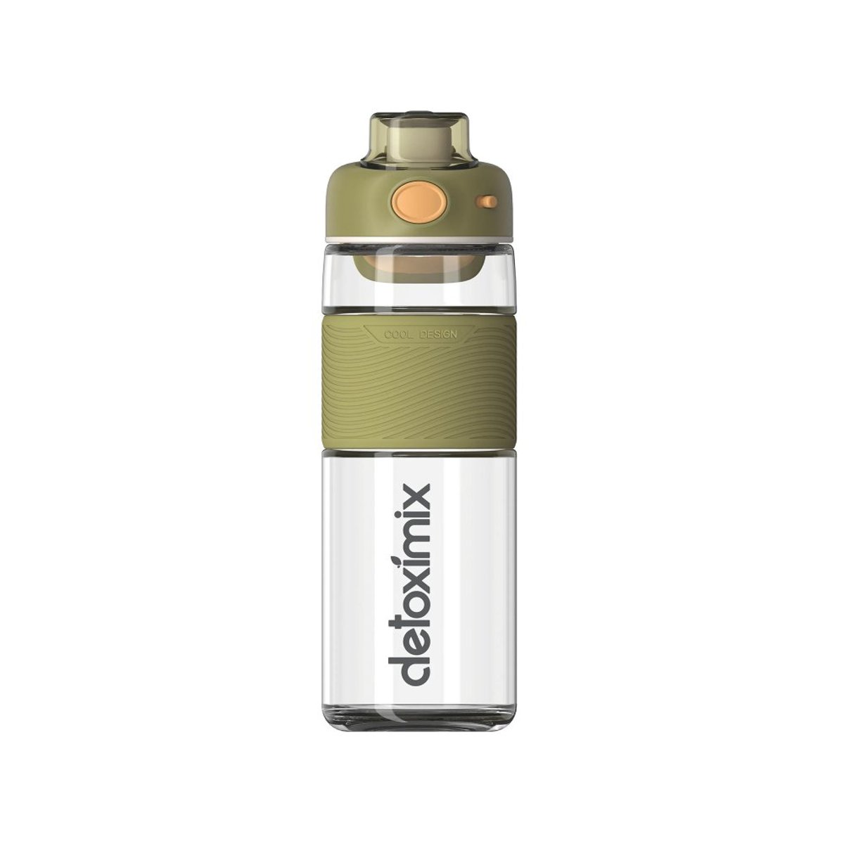 Bouteille en verre Clear Glass Bottle Vert vert, DETOXIMIX