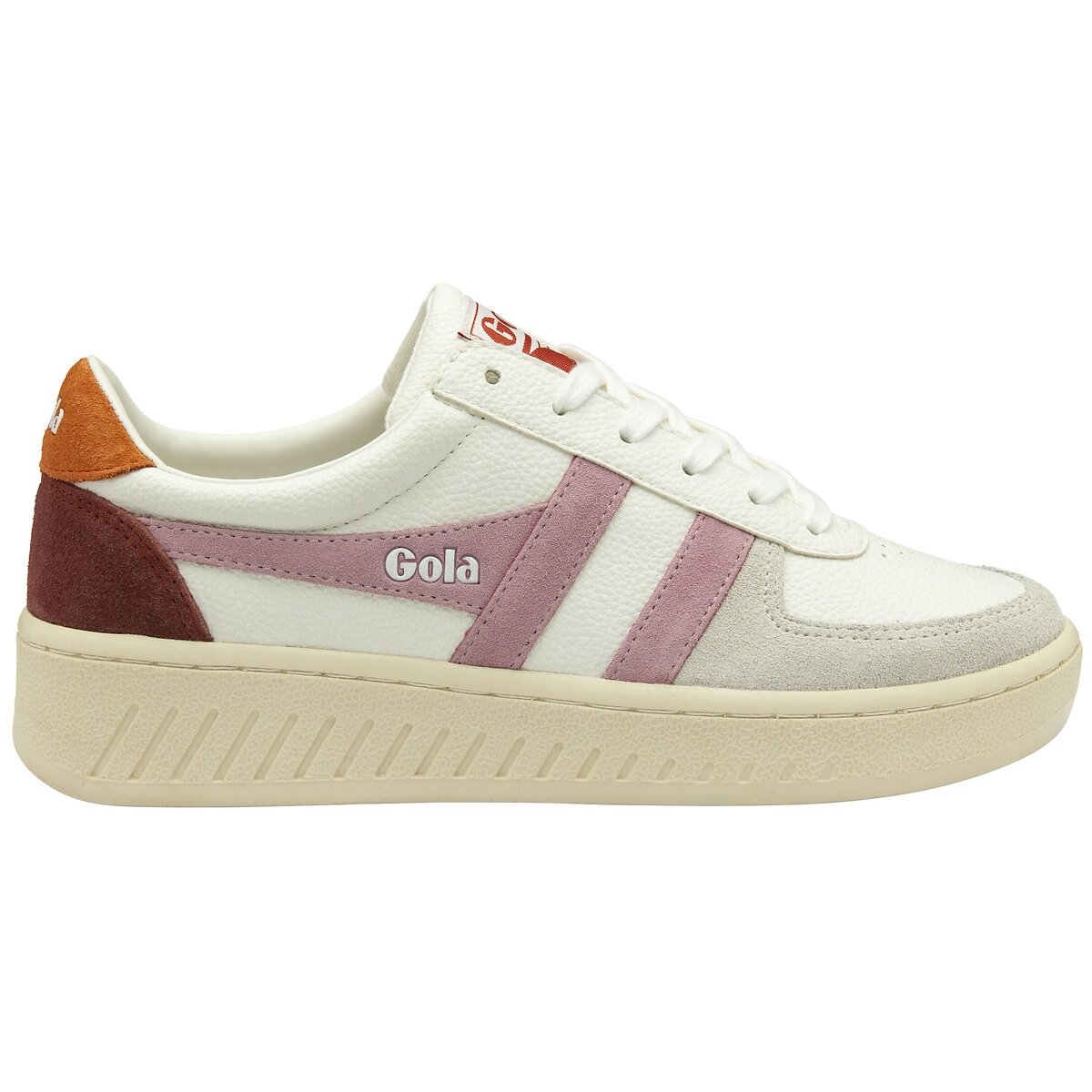 Baskets Grandslam Trident blanc/rose, GOLA