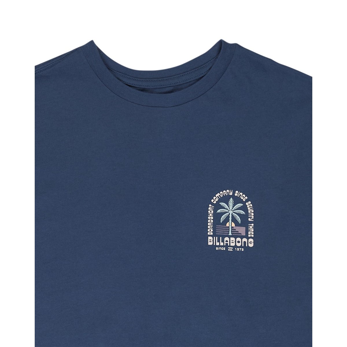 T shirt manches courtes PORTAL bleu denim, BILLABONG