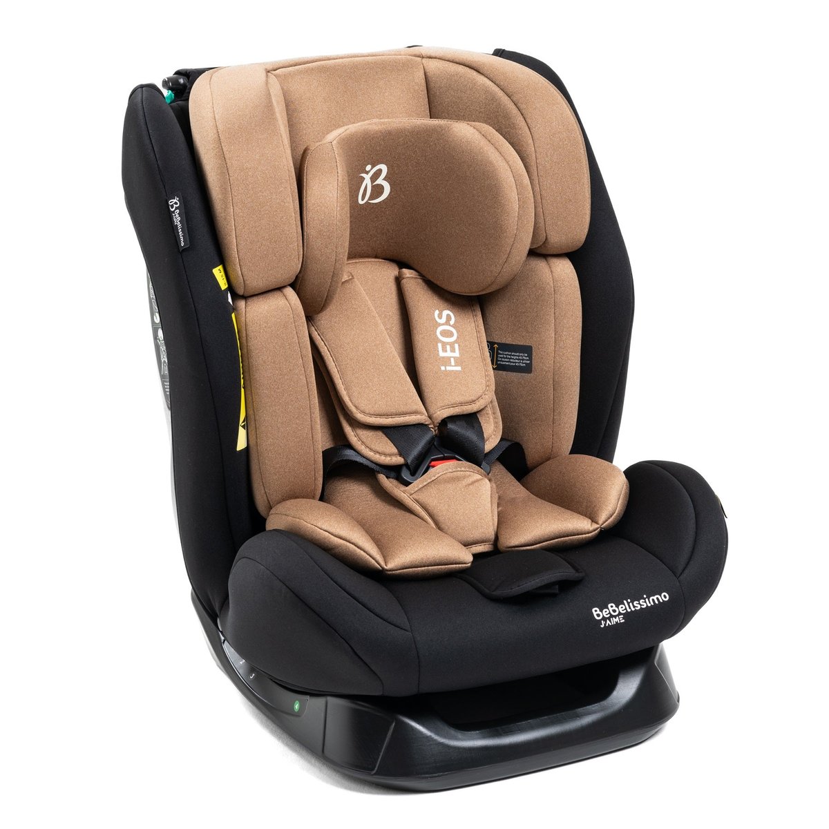 Siège auto I-size - groupe 0+/1/2/3 - (0-36kg) - Inclinable - 40 -150cm - i-EOS - beige beige, BEBELISSIMO J'AIME