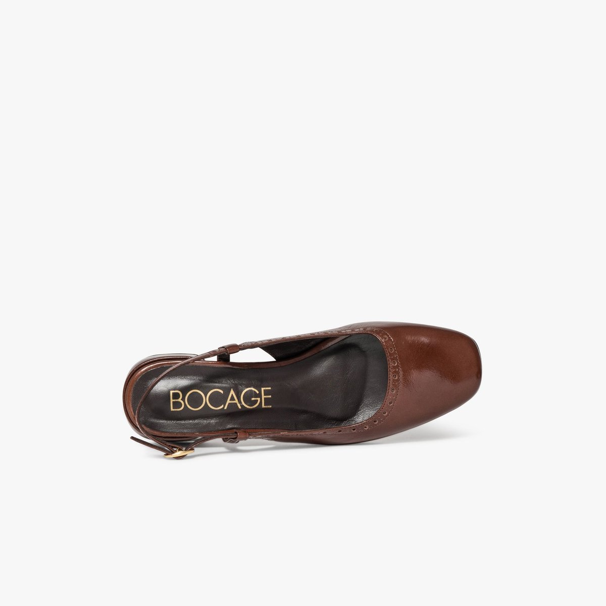 Escarpin en cuir JANE cognac, BOCAGE