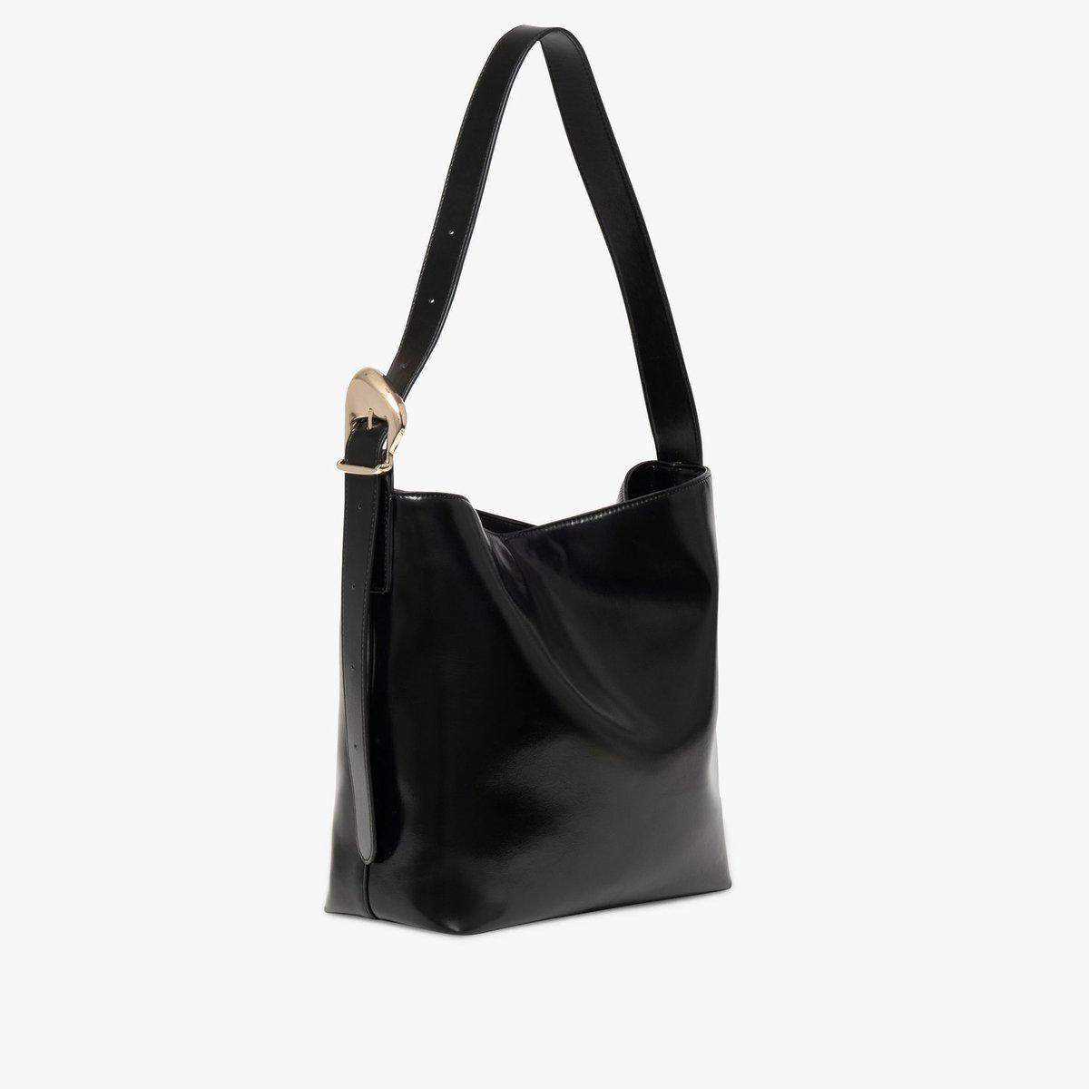 Sac À Main MARIA sac hobo boucle bijou noir, BOCAGE