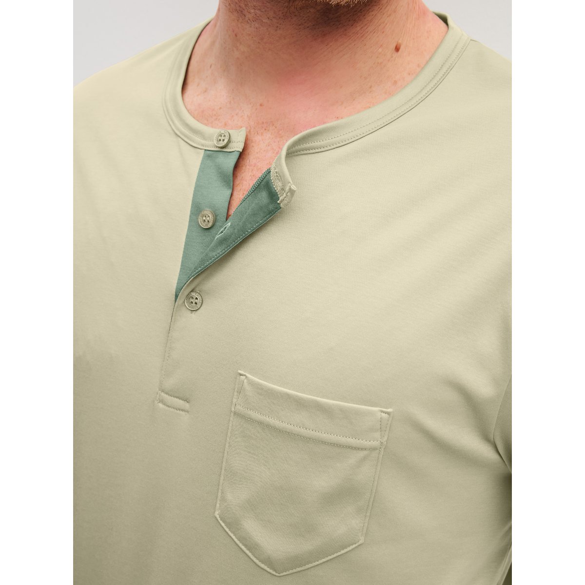Pyjama, longue manches longues Coton RELAX SUPERLIGHT tea green, CALIDA