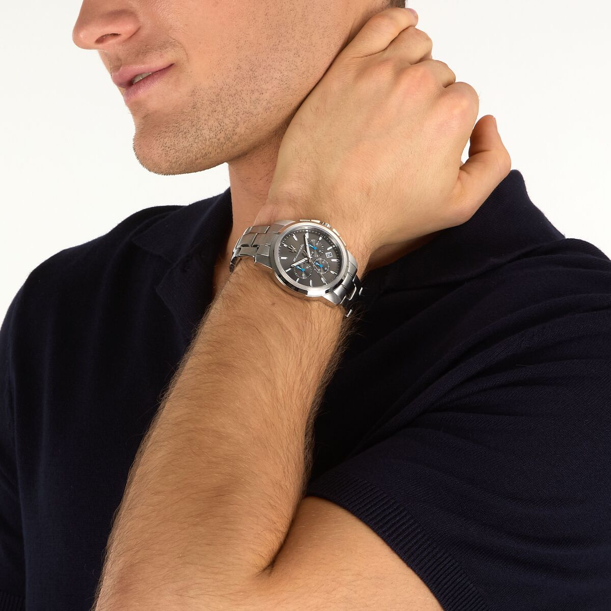 Montre Analogique SUCCESSO argenté noir argenté, MASERATI