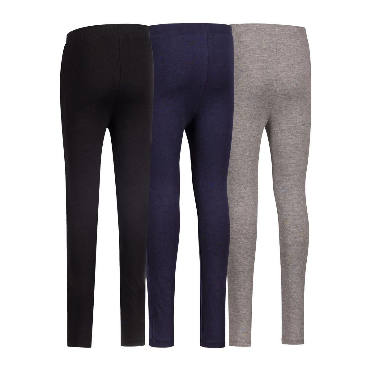Lot de 3 leggings unis à taille élastiquée BRINKLIE multicolore, TRESPASS