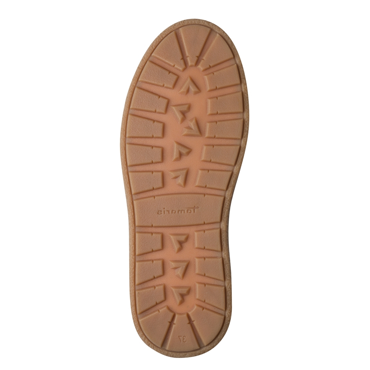 Bottine en cuir marron taupe, TAMARIS