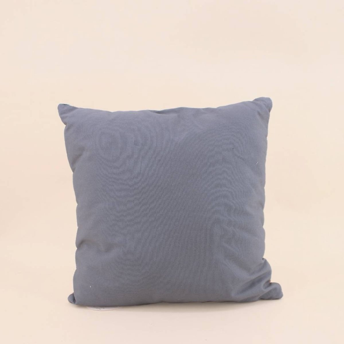 Coussin en velours jacquard motifs géométriques 40x40cm terracotta, ORNAMI