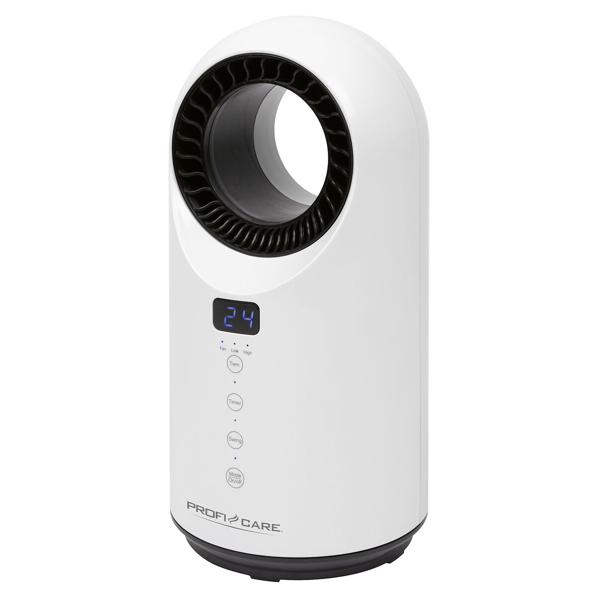 Termoventilador cerâmica 2 em 1, da Proficare branco, PROFICARE