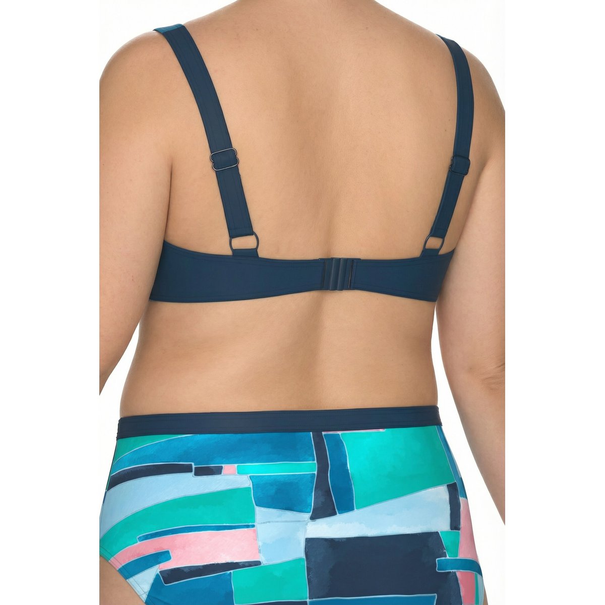 Bikini avec bonnets souples bleu foncé, ULLA POPKEN