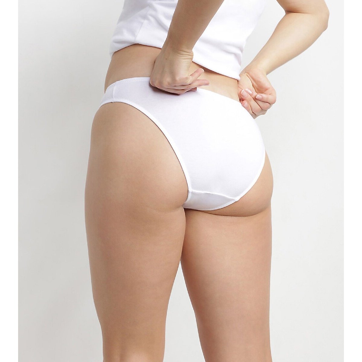 Slip en coton Mes essentiels by DIM blanc, DIM