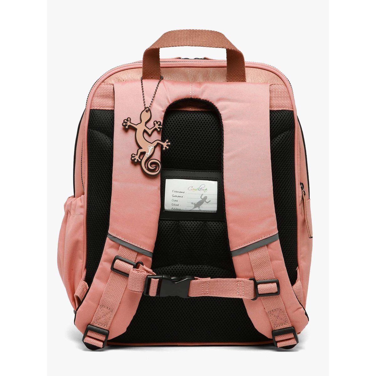 Sac à dos 2 compartiments glossy pink, CAMELEON