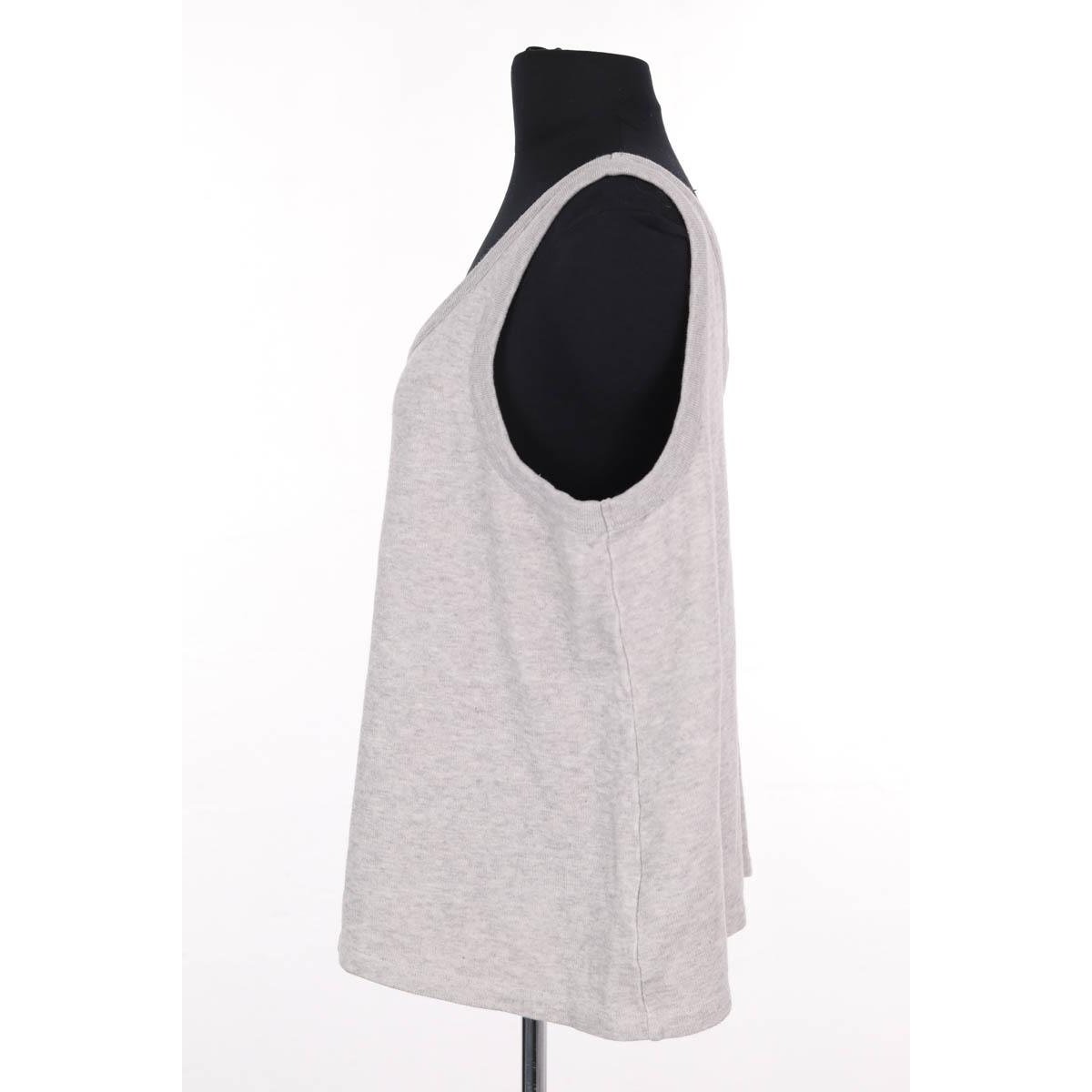 Top sans manche - Très Bon État gris, AMERICAN VINTAGE