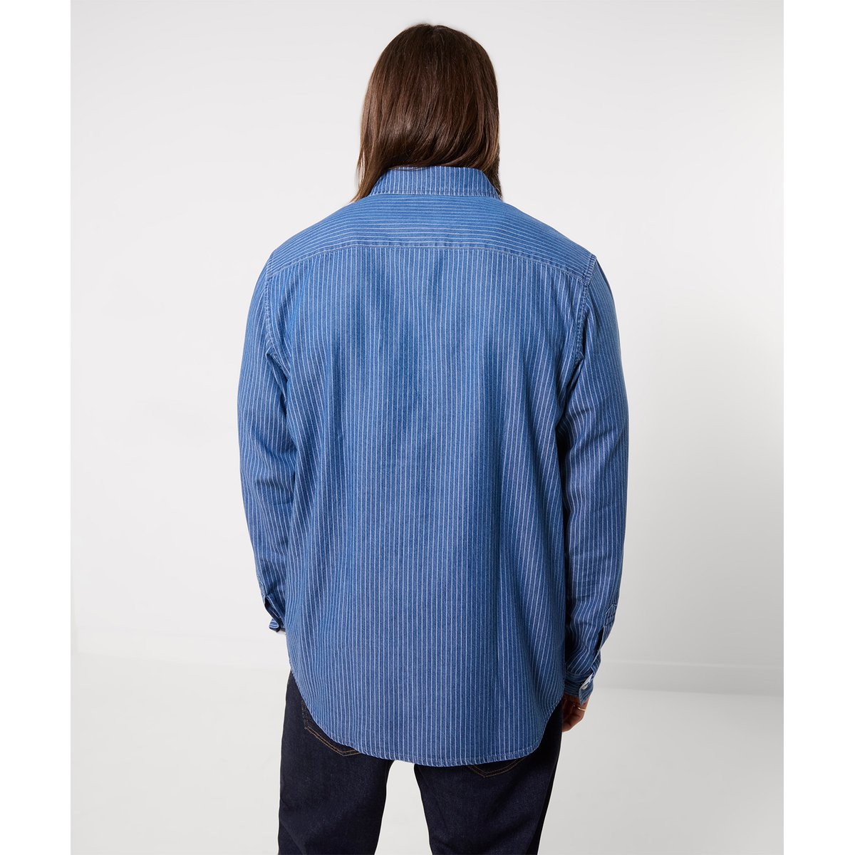 Chemise en Jean à Rayures Yardline bleu, JOE BROWNS