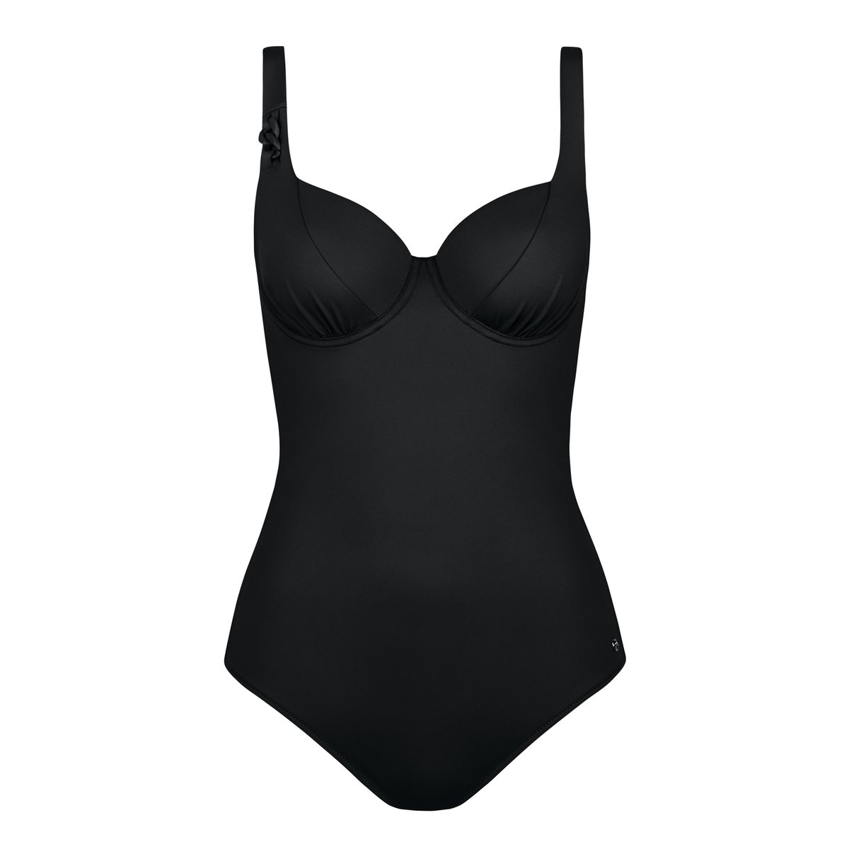 Maillot de bain une pièce armaturé PALMA noir, LISCA