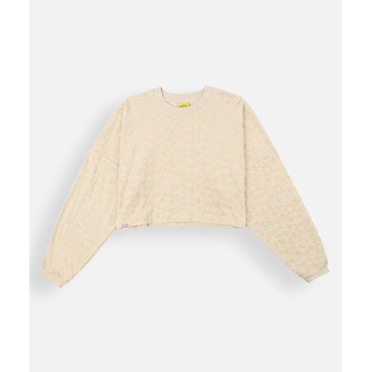 Sweat jacquard éponge SPONGY sable, OXBOW