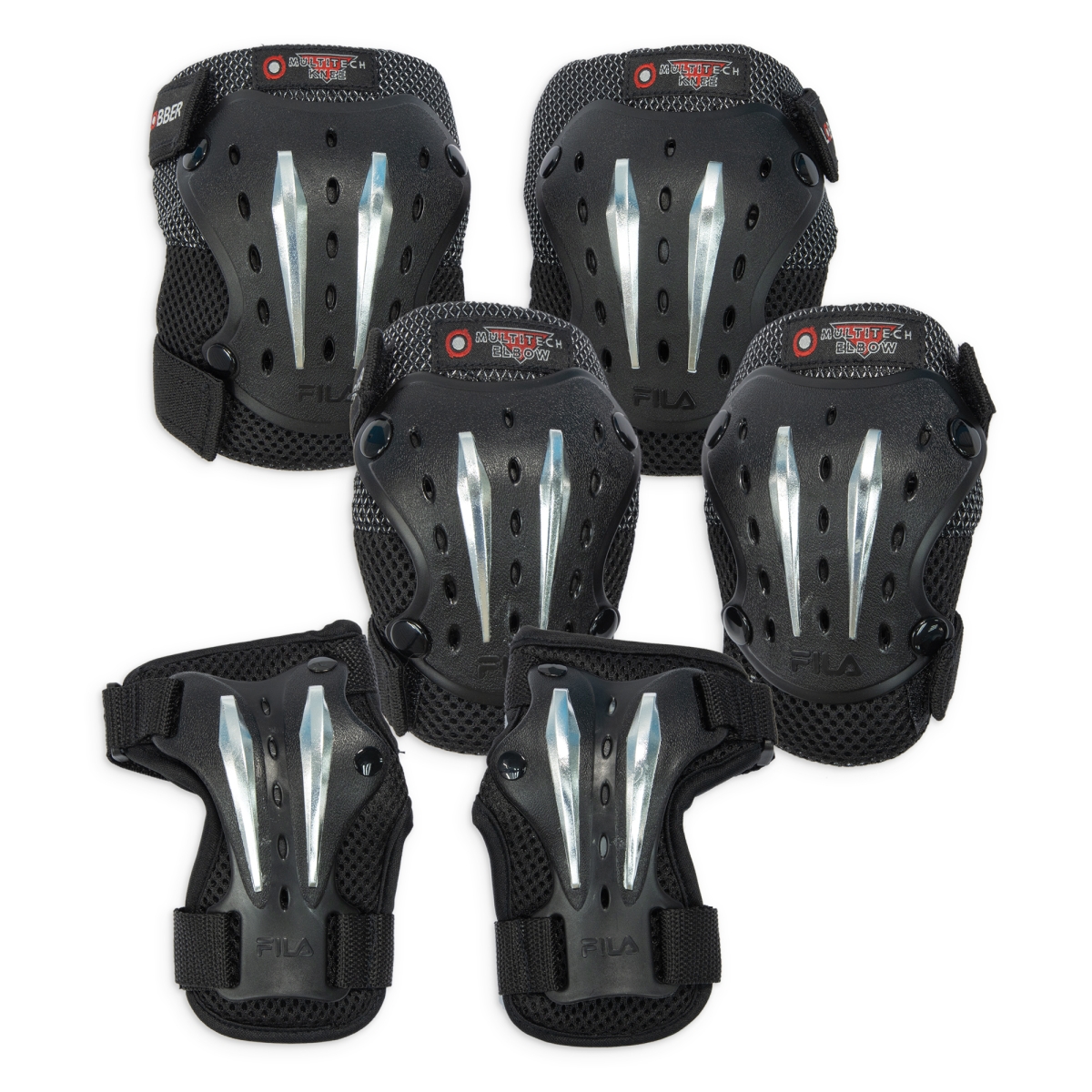 Set de 3 protections Enfant noir, GLOBBER