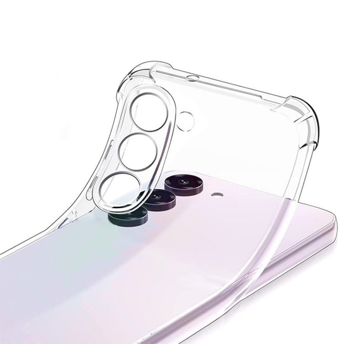 Coque Galaxy A55 antichoc + 2 vitres transparent, EVETANE