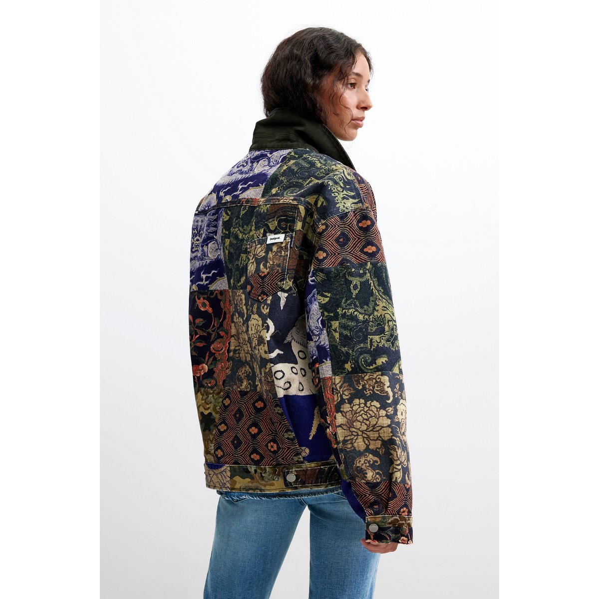 Veste imprimée camouflage vert, DESIGUAL