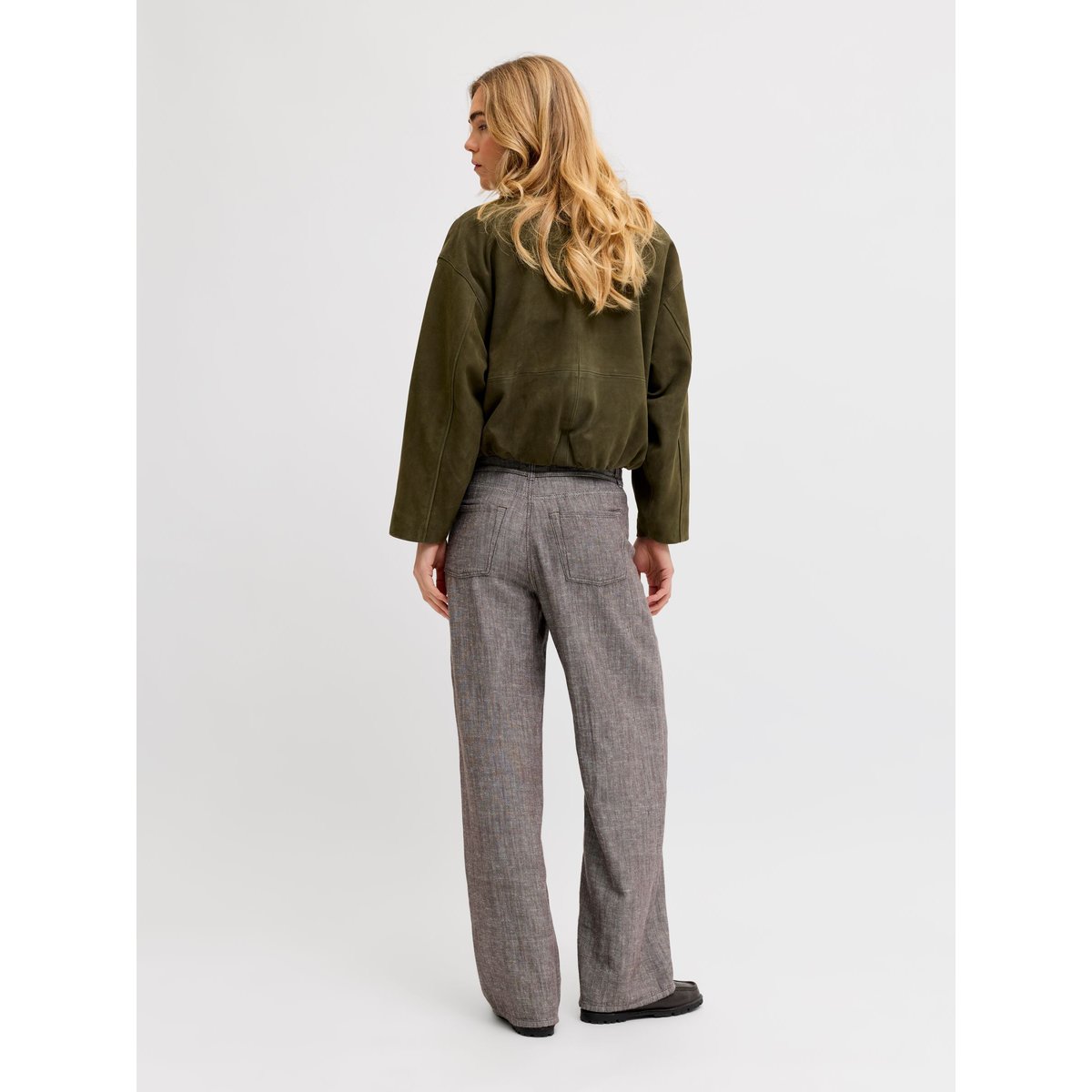 Pantalon À Jambe Large marron - seal brown 1, JJXX