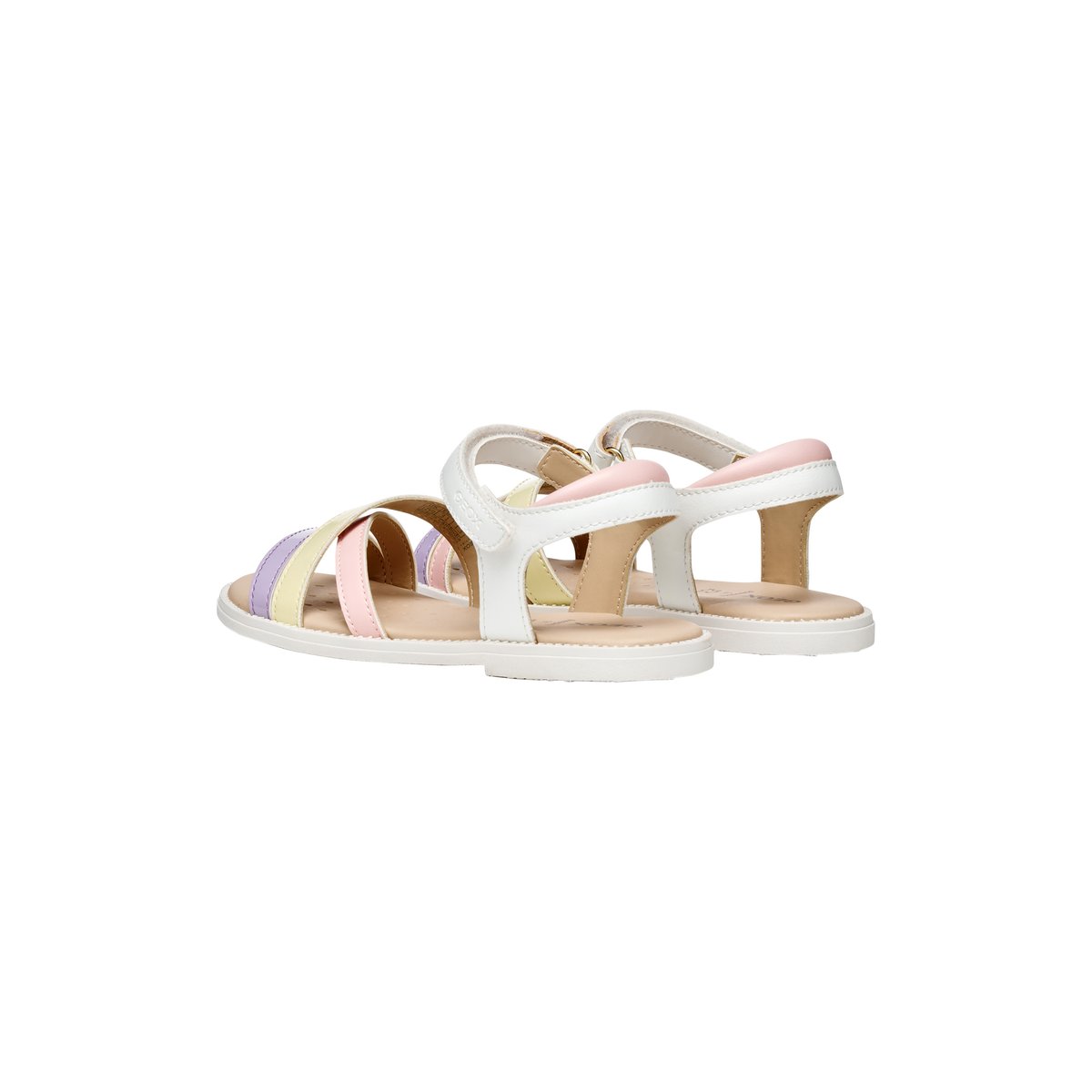 Sandales respirantes Karly blanc/lilas, GEOX