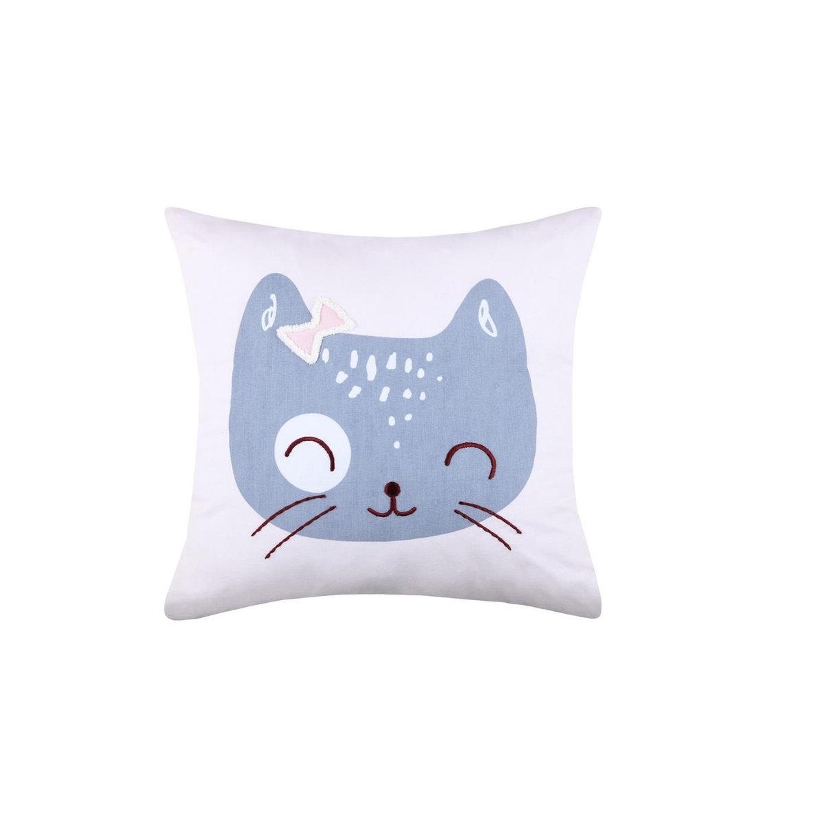Coussin Zoeline le chat bleu, EDEN