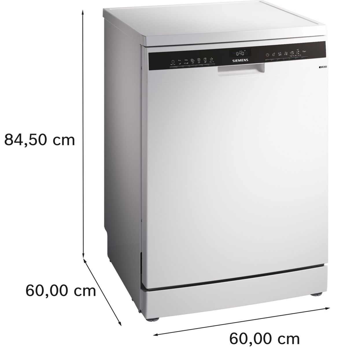 Lave vaisselle 60 cm SN23HW02ME série iQ300 varioSpeed Plus couleur unique, SIEMENS