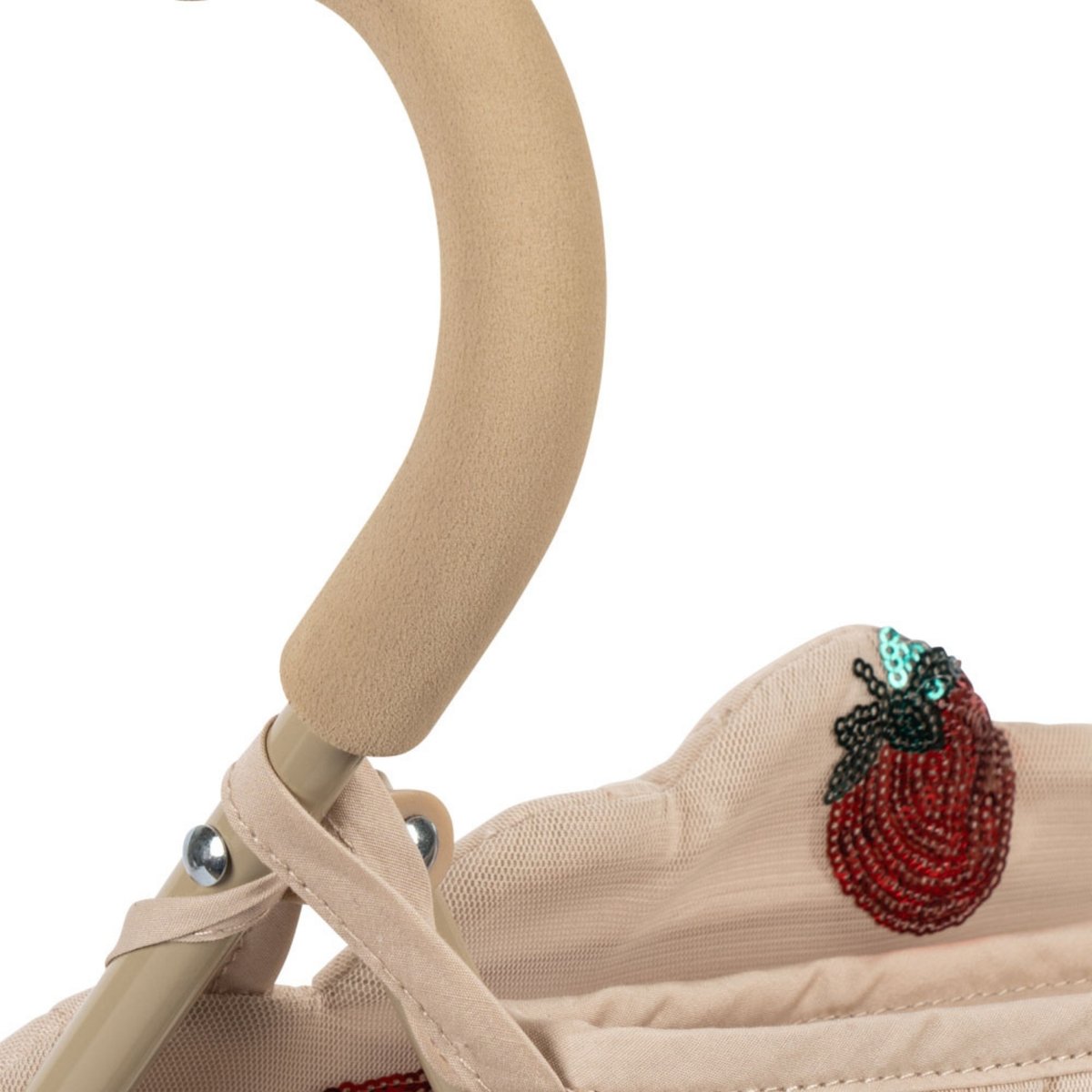 Poussette pour enfant ecru, rouge, vert, KONGES SLOJD