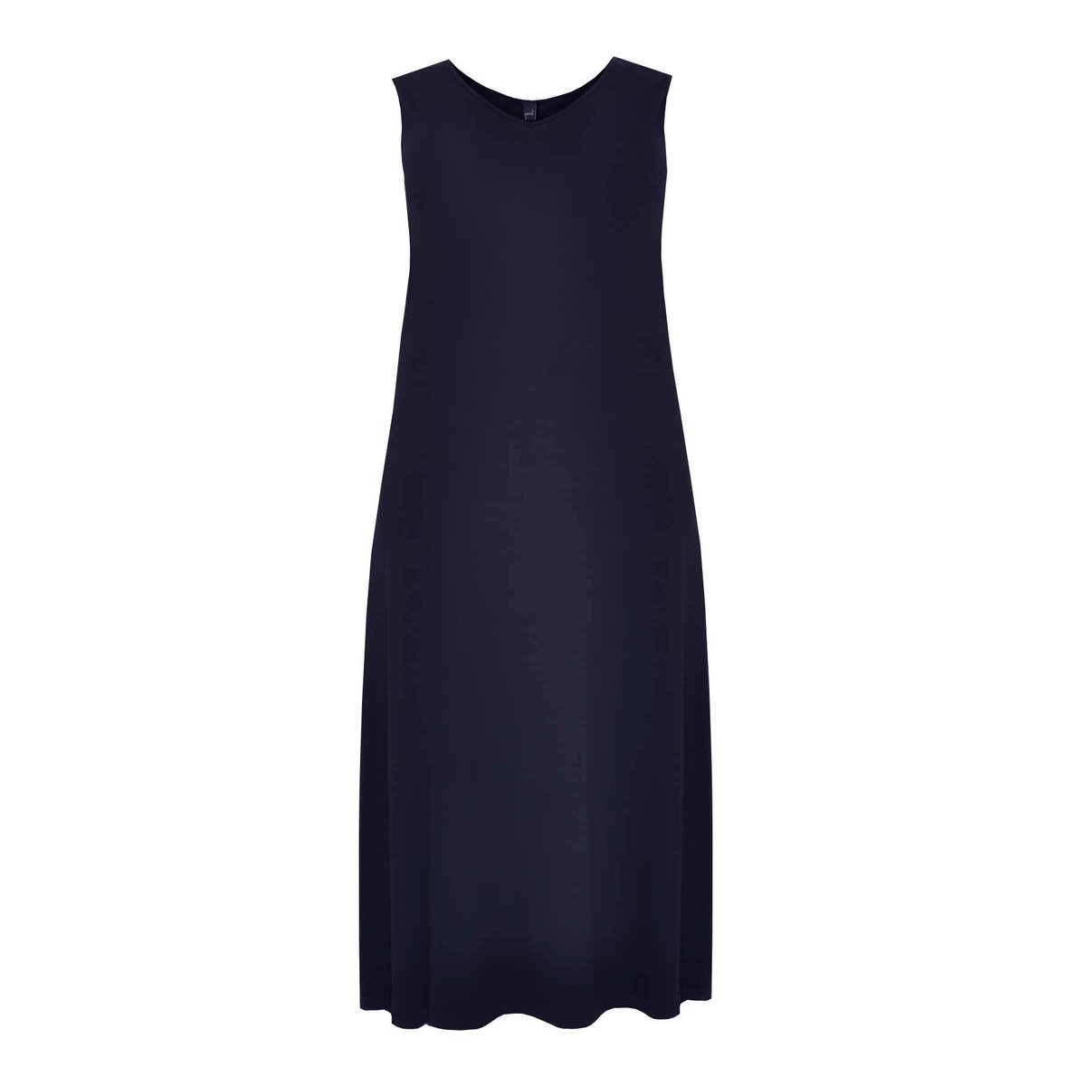 Robe maxi avec v-cou marine, YOEK