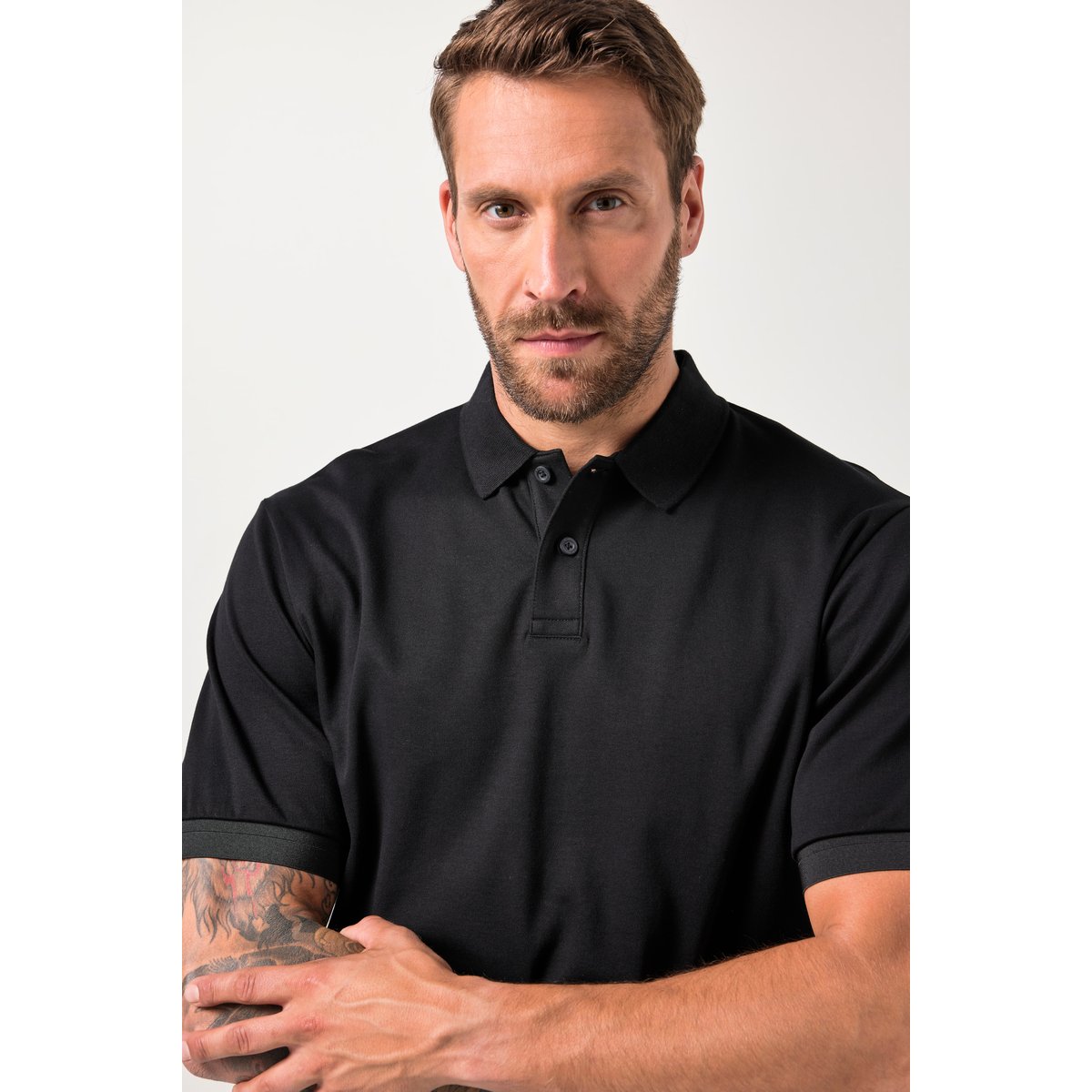 Polo FLEXNAMIC®, manches courtes noir, JP1880